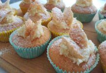 Cupcake latte e panna montata