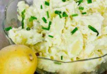 Pranzo con pochi euro, insalata di patate subito pronta insalata patate sprint