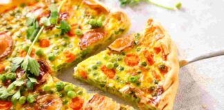 Quiche primavera un'esplosione di colori e sapori in una sola portata