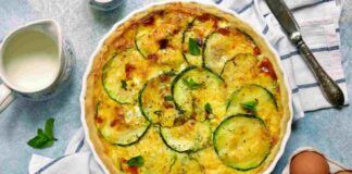 Quiche zucchine e salsiccia la cena sarà irresistibile e goduriosa