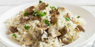 Risotto ai funghi porcini light: senza burro, è ancora più buono!