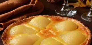crostata pere crema pasticcera
