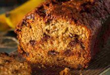 Banana bread al cioccolato: una delizia per i palati anche i piccoli ne andranno ghiotti Banana bread al cioccolato ricetta
