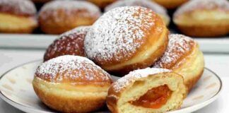 Bomboloni alla marmellata cotti in forno per non ingrassare!