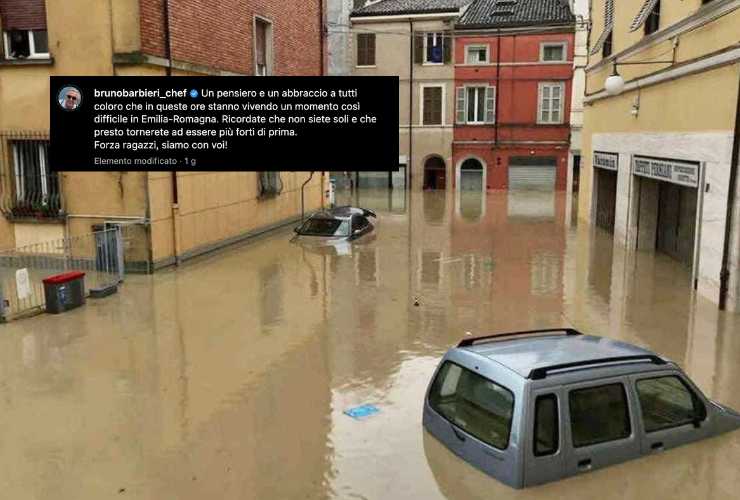Bruno Barbieri alluvione Emilia Romagna madre - RicettaSprint