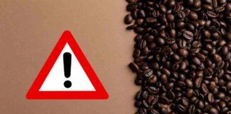 Richiamo alimentare per caffè urgente