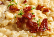 Prepariamo la carbonara ma facciamolo con il riso, un primo piatto che non ti aspetti