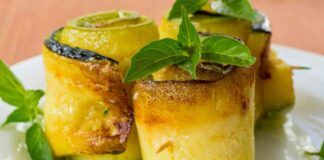 Involtini di zucchine cosa nascondono Un ripieno che stuzzicherà l'appetito di tutti