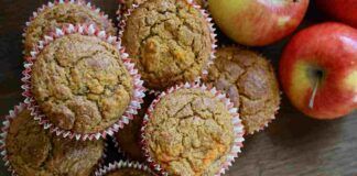 Muffin alle mele grattugiate| Light e invitanti| sgonfiano fin dal primo morso