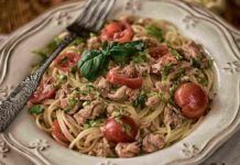 Pasta pomodorini e ventresca | veloce, pronta subito| spendi si e no 5 euro appena