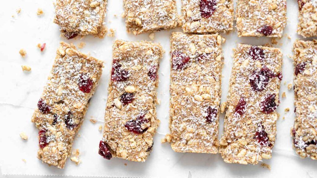Per uno spuntino veloce e dietetico, prepara queste barrette