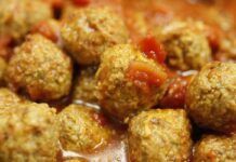 Polpettine di pollo e farro in salsa piccante 30052023 ricettasprint