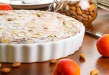 Torta ricottina con albicocche e mandorle 15052023 ricettasprint