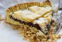 Crostata di ricotta al cioccolato| senza lattosio| 10 minuti ed subito in forno