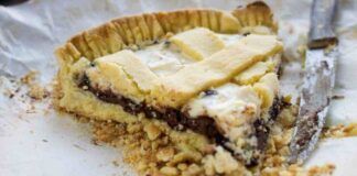 Crostata di ricotta al cioccolato| senza lattosio| 10 minuti ed subito in forno