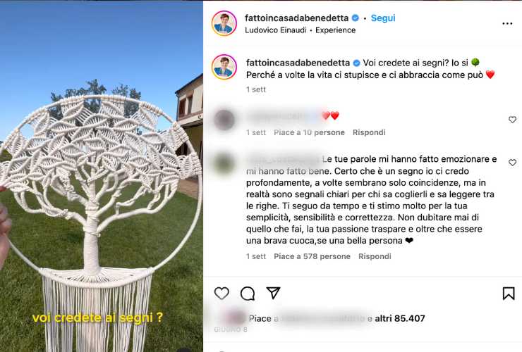 Benedetta Rossi crisi profonda - RicettaSprint