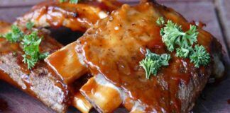 Costine di maiale al forno in salsa barbecue 17062023 ricettasprint