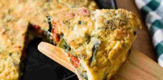 Frittata carciofi e peperoni | nutriente e fumante | ecco come ti risolvo la cena in un attimo