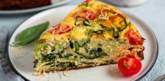 Frittata di zucchine e pomodorini | morbida e gustosa | il piatto unico estivo che non puoi perderti