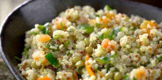 Insalata di quinoa per un pranzo last minute, un trionfo di colori e sapori a tavola