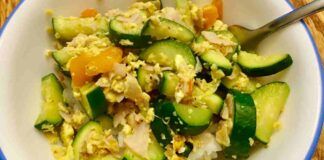 Insalata di riso verdure e uovo | light e gustosa | dimagrisci mangiando