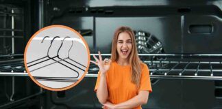 Come pulire l'interno del forno con una gruccia