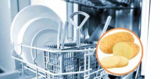 A cosa serve mettere una patata nella lavastoviglie