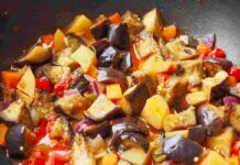 Melanzane a funghetto nella versione light, niente fritto sono buonissime melanzane