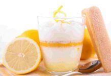 tiramisù panna e limone