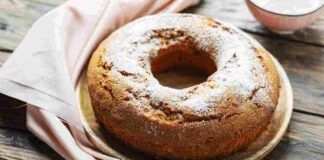 Ciambella all'acqua con gocciole