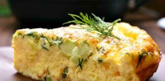 Frittata con formaggio e zucchine ti svelo come farla leggera, alta e super soffice come una nuvola