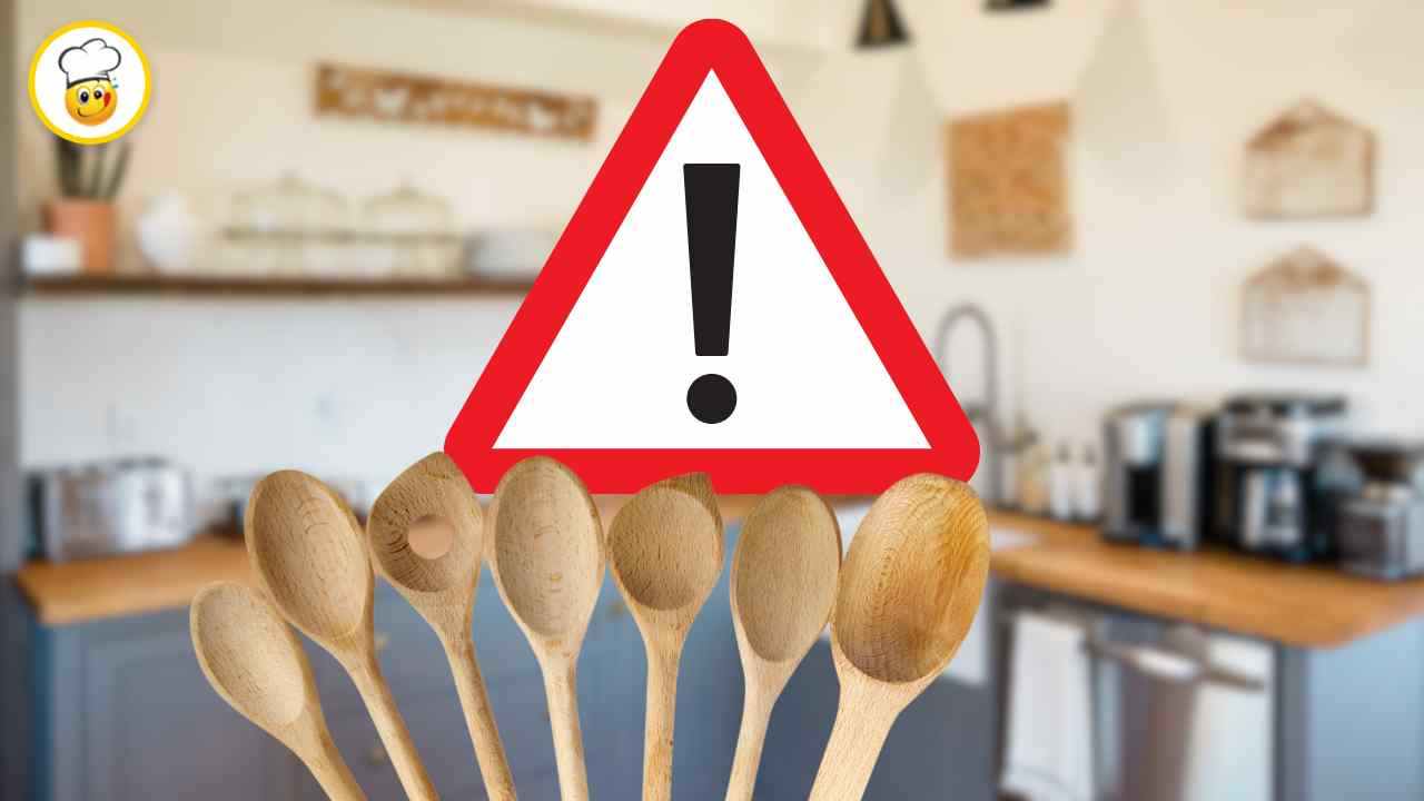 Mestoli di legno in cucina? Attenzione a non fare così 