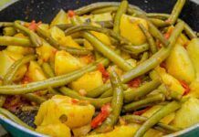 Patate, pomodorini e fagiolini saltati in padella, il contorno facile e gustoso