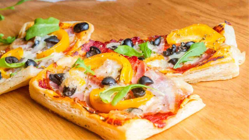 Pizza di pasta sfoglia all'ortolana, la cena veloce e buona, prova e