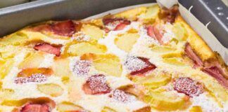 Pizza dolce di ananas e fragole 08072023 ricettasprint