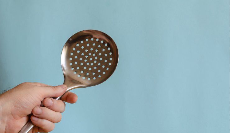 Cucchiaio Schiumarola Per Olio | Pratico E Funzionale Per Cucinare