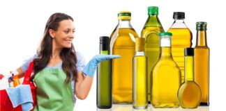 Sgrassare bottiglie d'olio - RicettaSprint