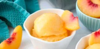 Sorbetto di pesche - RicettaSprint