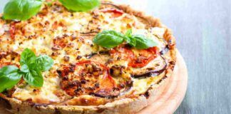 Torta rustica con melanzane la prepari in un attimo e senza impasto ed è strepitosa