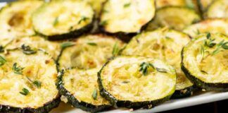 Zucchine a scapece ma fatte al forno, ancora più buone e super leggere