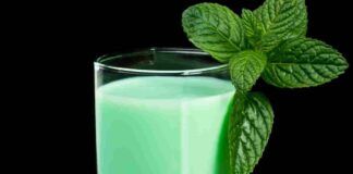 latte e menta shakerato