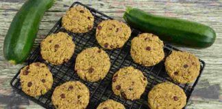 Biscotti dolci alle zucchine, con gocce di cioccolato sono ancora più incredibili