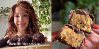 Carlotta Perego snickers vegetali - RicettaSprint
