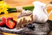 Cheesecake marmorizzata di latte e cioccolato 27082023 ricettasprint