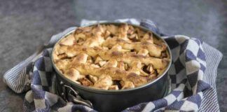 Crostata con crema di banane e noci 28082023 ricettasprint