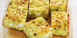 Quadrotti di frittata ripieni di zucchine e formaggio il finger food sfizioso e godurioso