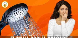 Soffione doccia pieno di calcare I rimedi facili e veloci per rimuoverlo una volta e per tutte