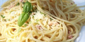 Spaghetti cacio basilico e speck 21082023 ricettasprint