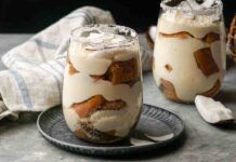 Tiramisù al cocco, rinfrescante e leggero, in barattolo spacca!