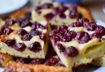 Torta di pasta biscotto alla philadelphia e ciliegie 25082023 ricettasprint